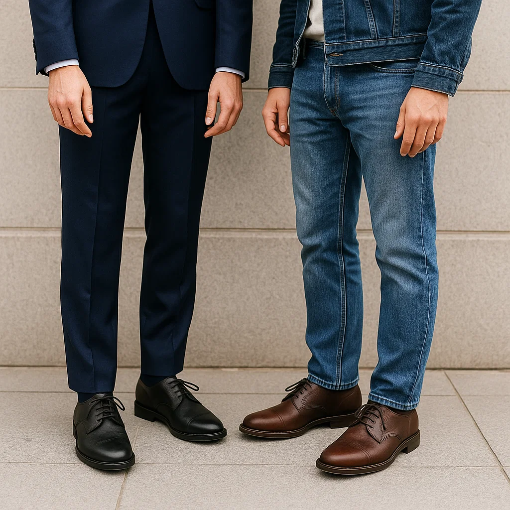 derby zapatos con traje y con vaqueros derby zapatos con traje y con vaqueros
